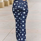Judy Blue Janelle Full Size High Waist Star Print Flare Jeans