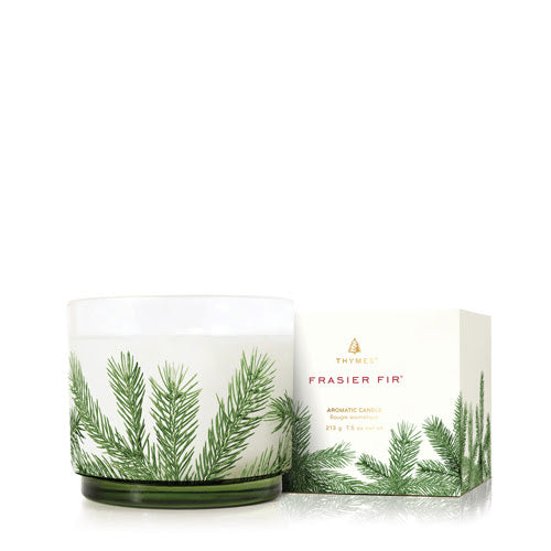 Thymes Frasier Fir Heritage Small Pine Needle Luminary Candle