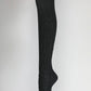 Leto Accessories - Cable Knit Socks: Black