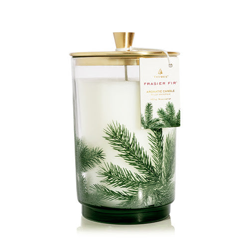 Thymes Frasier Fir Heritage Large Pine Needle Candle Luminary Candle