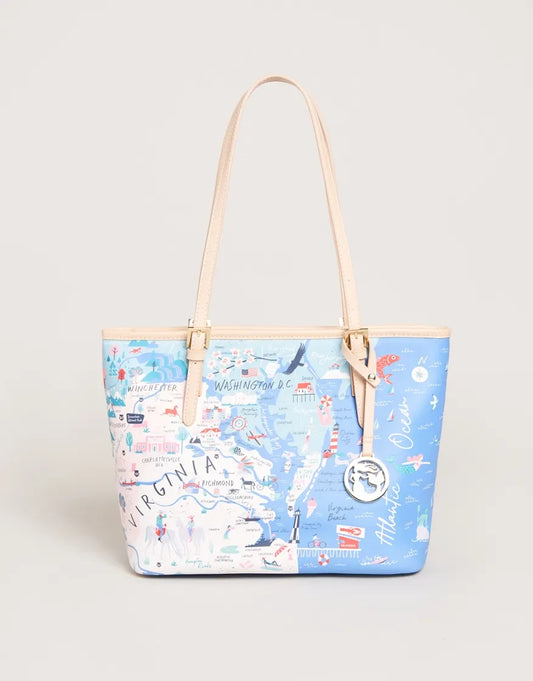 Spartina449 Love Virginia small tote (with zipper)