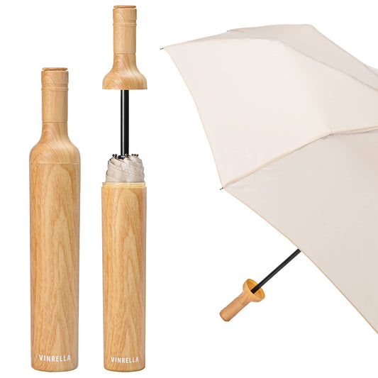 Vinrella - Wooden Bottle Umbrella